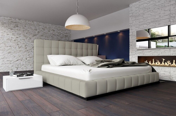 Designer Polsterbett Bett Wäiss Better Liederbett Duebelbett Eebett Designerbett