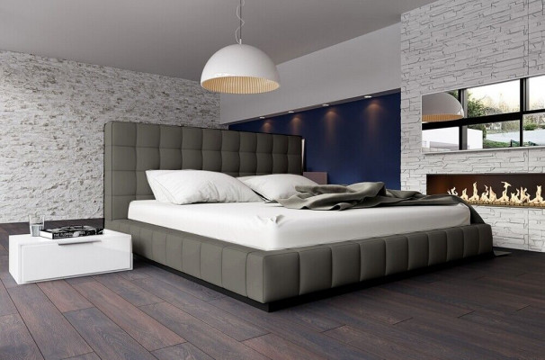 Designer Polsterbett Bett Wäiss Better Liederbett Duebelbett Eebett Designerbett