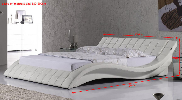 Designer Polsterbett Wäiss Bett Better Liederbett Duebelbett Eebett Designerbett