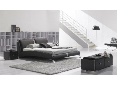 Modern Bett Polsterbett Duebelbett Designer Bettes Set 180x200cm