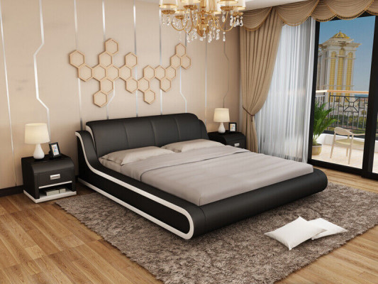 Liederbett Design Duebelbett Better Bett Lieder Gepolstert Schlofzëmmer Koppel