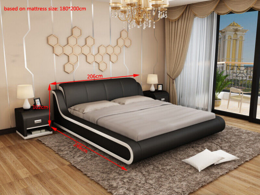Liederbett Design Duebelbett Better Bett Lieder Gepolstert Schlofzëmmer Koppel
