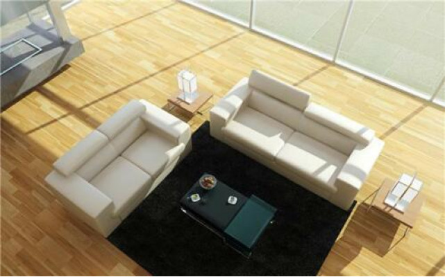 Ledercouch Couchgarnitur 3+2 Sëtzer Set Garnitur gepolstert Couch Designersofa
