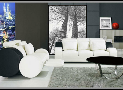 Sofa Garnitur 3+2 Sëtzer Sofa Sëtz Couch Polster Garnitur Modern Couchen