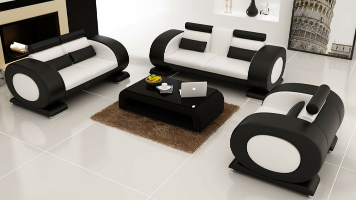 Sofagarnitur Design Canapéen Sofas Polster 3+2 Sëtzer Set Lieder Sofa Garnituren