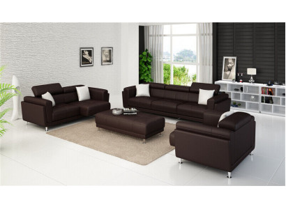 Garnituren Design Canapéen Sofas Polster 3+2 Sëtzer Sofagarnitur Set Lieder Sofa