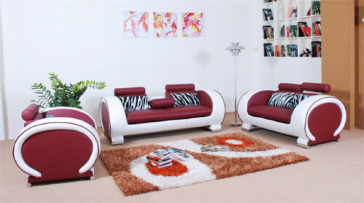 Design Canapéen Sofas Këssen 3+2 Sëtzer Set Sofagarnitur Sofa Lieder Garnituren