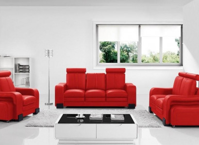 Design Zwee-Sëtz Sofa Couch Polster Modern Deko Couchen Sofa 2 Sëtzer