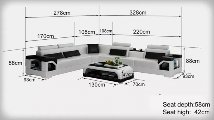 Ecksofa Canapé Polster Eckgarnitur Sofa Garnituren Eckledersofa Wunnlandschaft