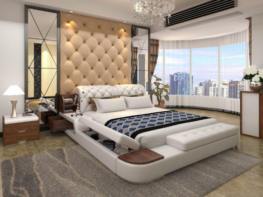 Multifunktion Bett Design Polster Duebelbett Better Chesterfield Luxus