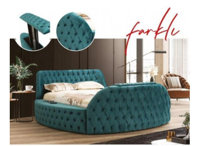 Multifunktion Bett Regal USB Ladestation Duebel Textil Better 180x200