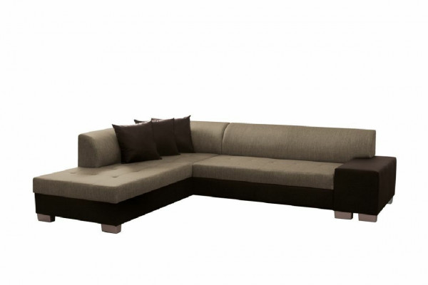 L-Form Designer Canapé mat Betfunktion Wunnlandschaft Schlofssofa Eckcanapé Canapé