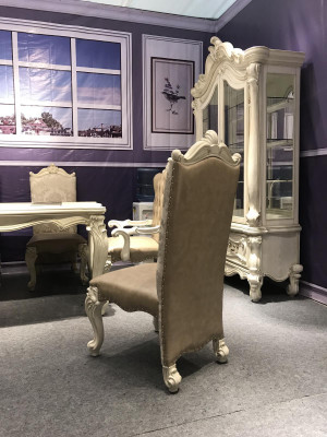 Iesszëmmer Garnitur Barock-Rokoko Iessdësch x6 Chesterfield Liederstülen
