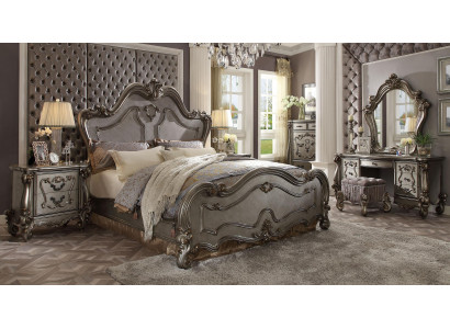 Chesterfield Barock Bett Duebelbett 2x Nuetsdëscher Holz Design Better