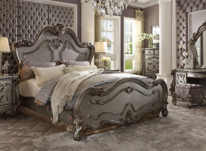 Chesterfield Barock Bett Duebelbett 2x Nuetsdëscher Holz Design Better