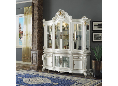 Luxusbuedemol Gaasfassade Vitrine Glas Schaf Antik Stil Miwwelen Barock