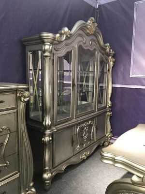 Vitrine Glas Bar Schaf Haus Barock Schief Wandschräinzi Holz Vitrinn