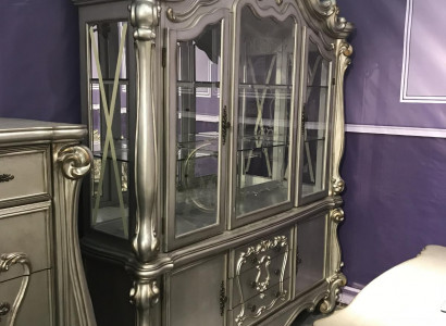 Vitrine Glas Bar Schaf Haus Barock Schief Wandschräinzi Holz Vitrinn