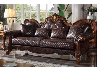 Gehëtzt Barock Wunnzëmmer Miwwelen Sofa Lieder Couch Dräisëtzer Sëtz