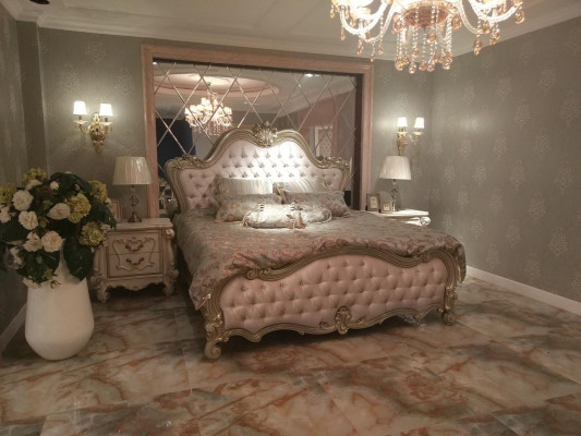 Chesterfield Duebelbett Bett Eedbett Design Luxus Better Barock Antik Stil