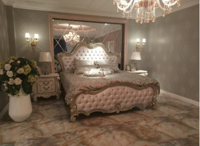 Chesterfield Duebelbett Bett Eedbett Design Luxus Better Barock Antik Stil