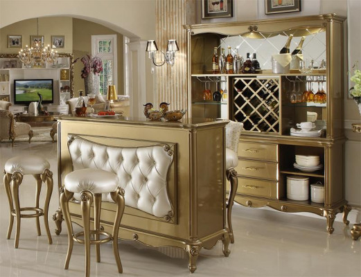 Barbänk, Bar Dësch, Holz, Bar Dëscher, Tresen, Luxus Klass, Barock, Handaarbecht, Nei
