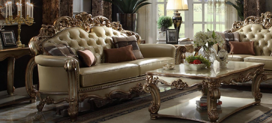Klassesch Dräisëtzer Canapé Chesterfield Sofa Polstersofaen Canapéen