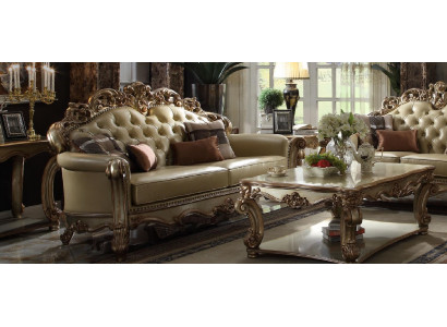 Klassesch Dräisëtzer Canapé Chesterfield Sofa Polstersofaen Canapéen