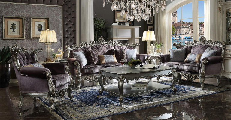Sofagarnitur 3+2 Sëtzer Klassesch Wunnlandschaft Sofaen Couchen Barock