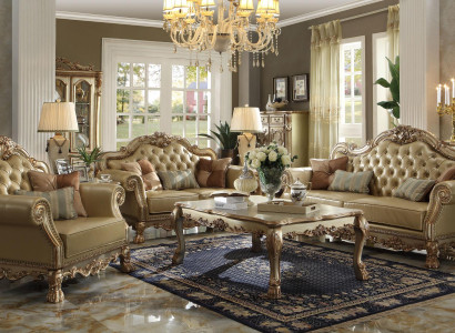 Sofa-Set 3+1+1 Still Set Relax Design Sofas Polstersofa Couchen Lieder