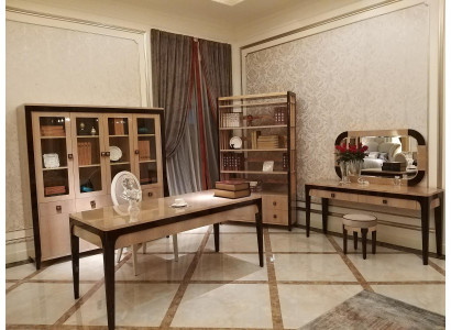 Büro Office Kanzlei Dësch Regal Akten Schaf Schreiwen Modern Holz