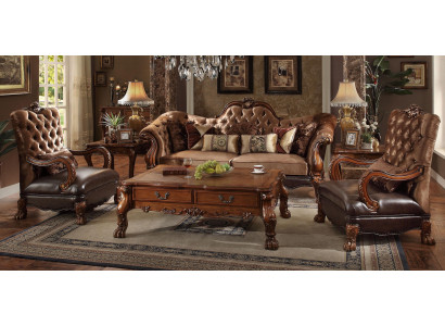 Sofagarnitur Komplett Set Wunnzëmmer Garnituren 3+1 Sëtz Sofa Polster