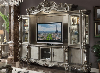 Wunnwand TV-Wand Anbauwand Stuff Schaf Geschnëtzt Miwwelen
