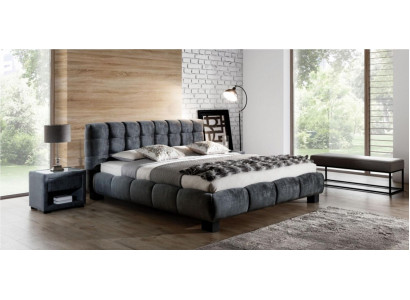 Bett Gro Schlafzimmermiwwel Textildesign 160x200cm Better Samt