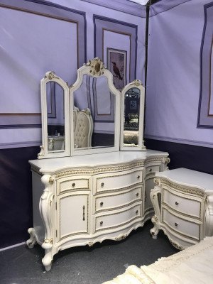Buffet Kommode Kommoden Schaf Barock Rokoko Spigel Anrichte