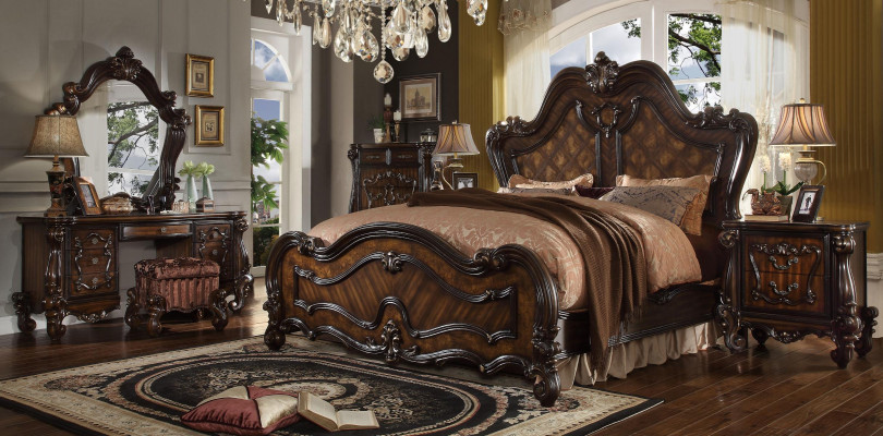 Chesterfield Duebelbett Bett Design Ehebett Luxus Better Barock Antik Stil