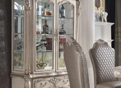 Vitrinn Anriecht Schief Design Italienesch Miwwelen Schaf Luxus Barock Holz