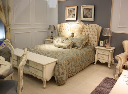 Chesterfield Bett Gepolstert Better Schlofzëmmer Ehebett Better 180x200cm nei