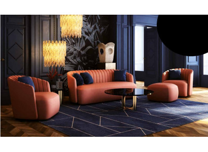 Couch Luxus Set 4 Deeler Sofagarnitur 321 Hocker Garnitur Sofa Sofas Sessel Grupp Nei