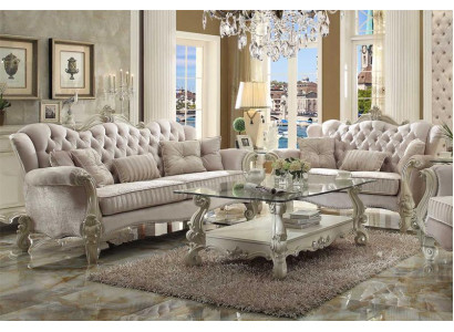Chesterfield Canapé-Set 3+2+1 Sitz Set Design Sofa Polster Canapéen Canapé
