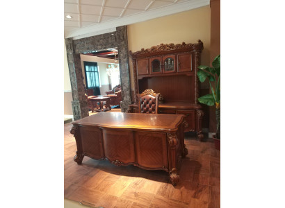 Luxus Schreifdësch Tisch Büro Office Antik Stil Barock Rokoko Barock Dëscher Nei