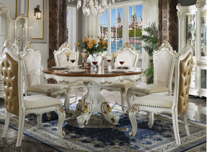 Design Holz Dësch Rond Iessdësch Rond Iessdëscher Luxus Klass