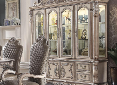 Anrichte Sëlwer Barock Holz Stil klassesch Italienesch Miwwelen Design Kommode Nei