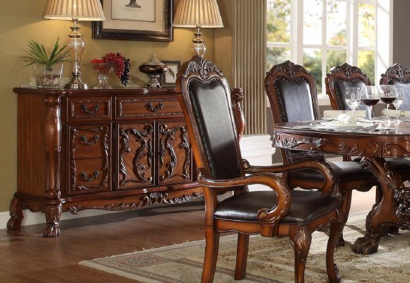 Buffet Kredenz Kommode Echt Handaarbecht Holz Dekor Barock Rokoko Uriichten
