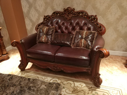Sofa-Garnitur 3+2+1 Sëtzer Wunnlandschaft Sofa Couch Polster Garnitur