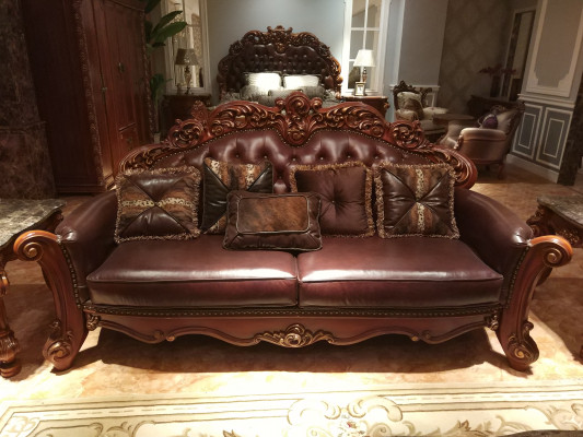 Sofa-Garnitur 3+2+1 Sëtzer Wunnlandschaft Sofa Couch Polster Garnitur