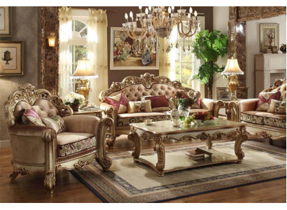 Soffagasett 3+2+1 Sëtzer Set Design Soffa Këssen Couchen Canapé Luxus