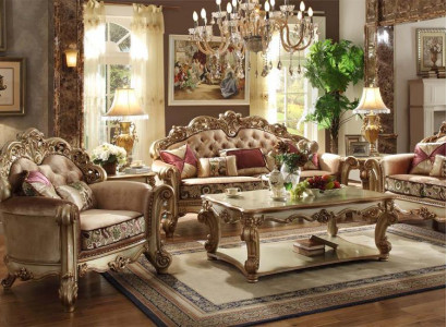 Soffagasett 3+2+1 Sëtzer Set Design Soffa Këssen Couchen Canapé Luxus