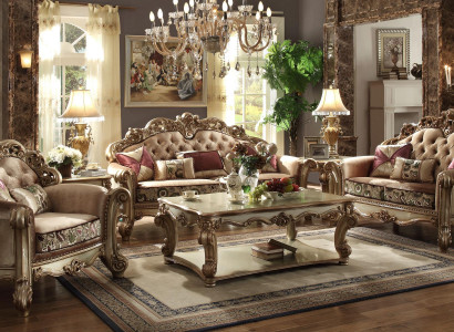 Sofasett 3+2+1 Sëtzer Set Sofa Këssen Canapéen Canapé Luxus