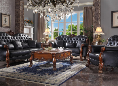 Sofagarnitur 3+1+1 Sëtzer Sofa Couch Polster Garnitur Couchen Lieder